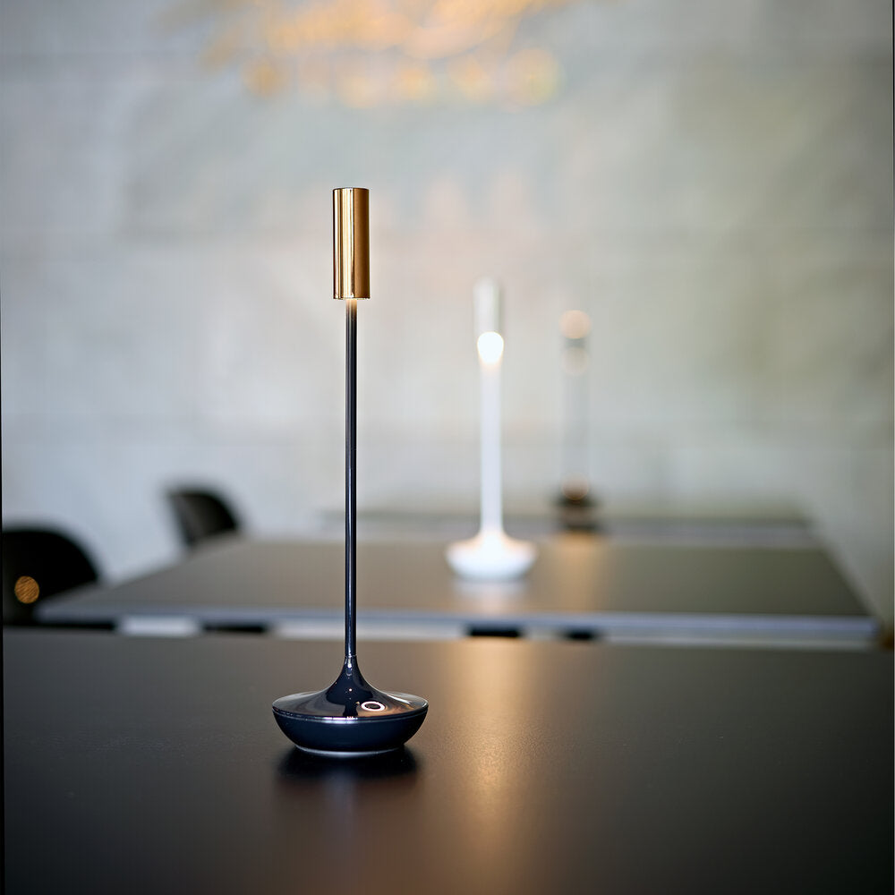 Sigor Nucandle keramikschwarz/kupferfarben Stimmungsbild