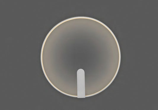 Holtkötter Circular Silbermatt – LED-Lichtring Ø 50 cm, Wand- und Deckenleuchte