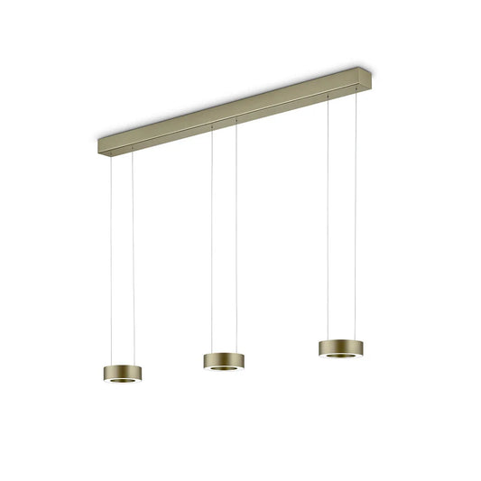 Knapstein ZERA-3 Pendelleuchte Effekt Bronze